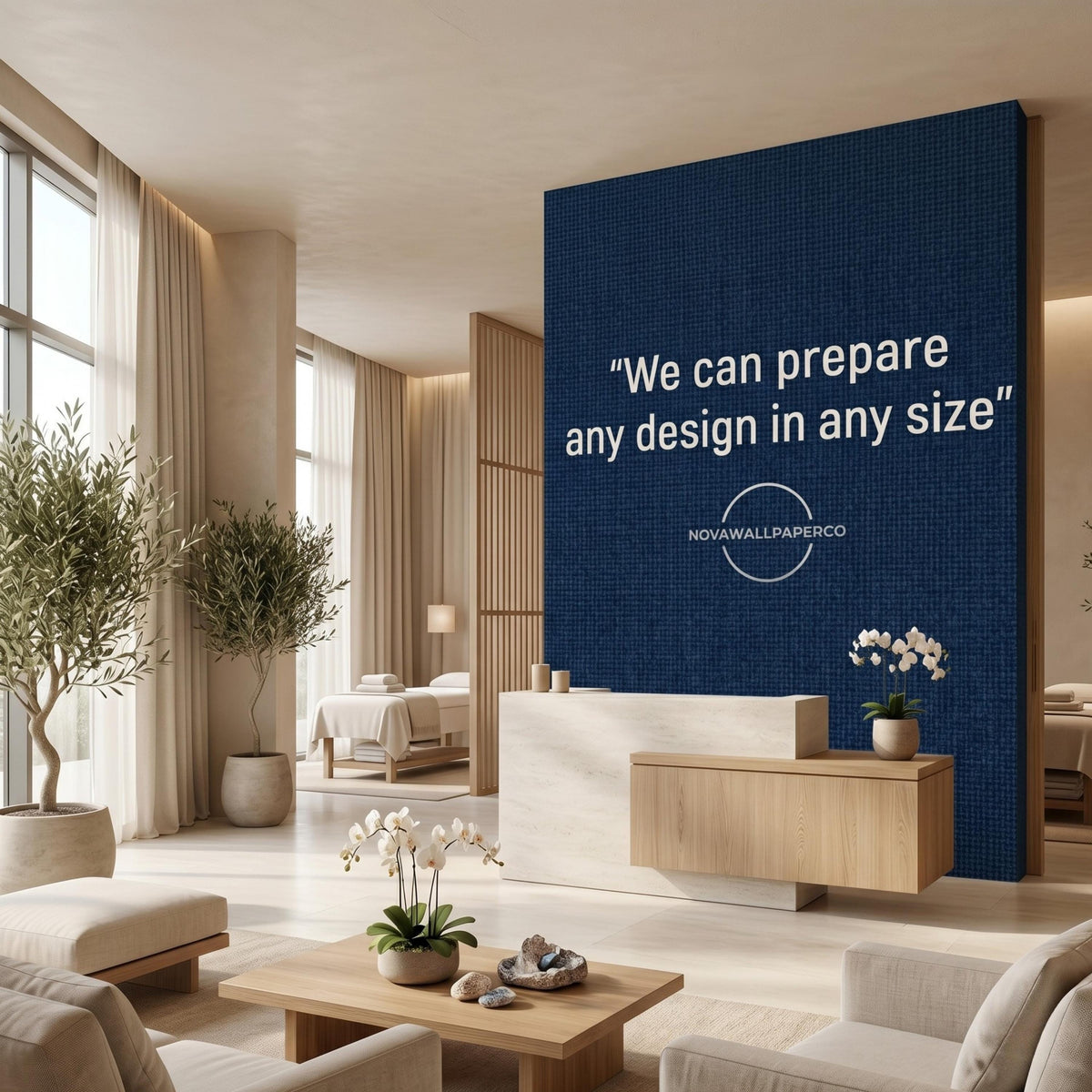 Customizable Wall Mural, Bespoke Design, Commercial Grade, Made in USA