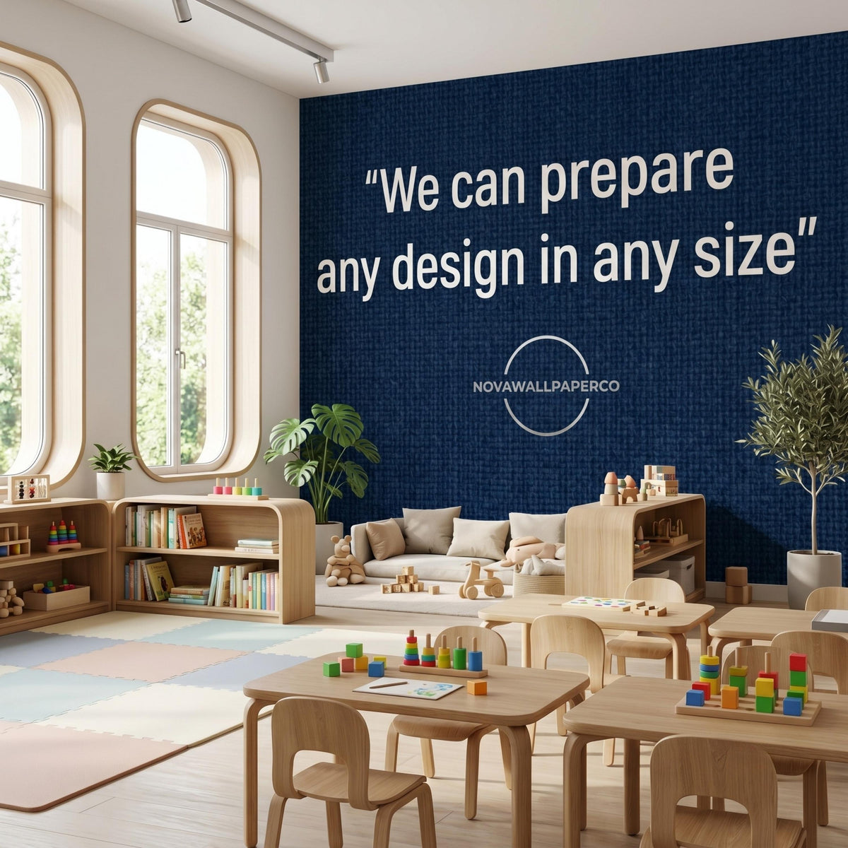 Customizable Wall Mural, Bespoke Design, Commercial Grade, Made in USA