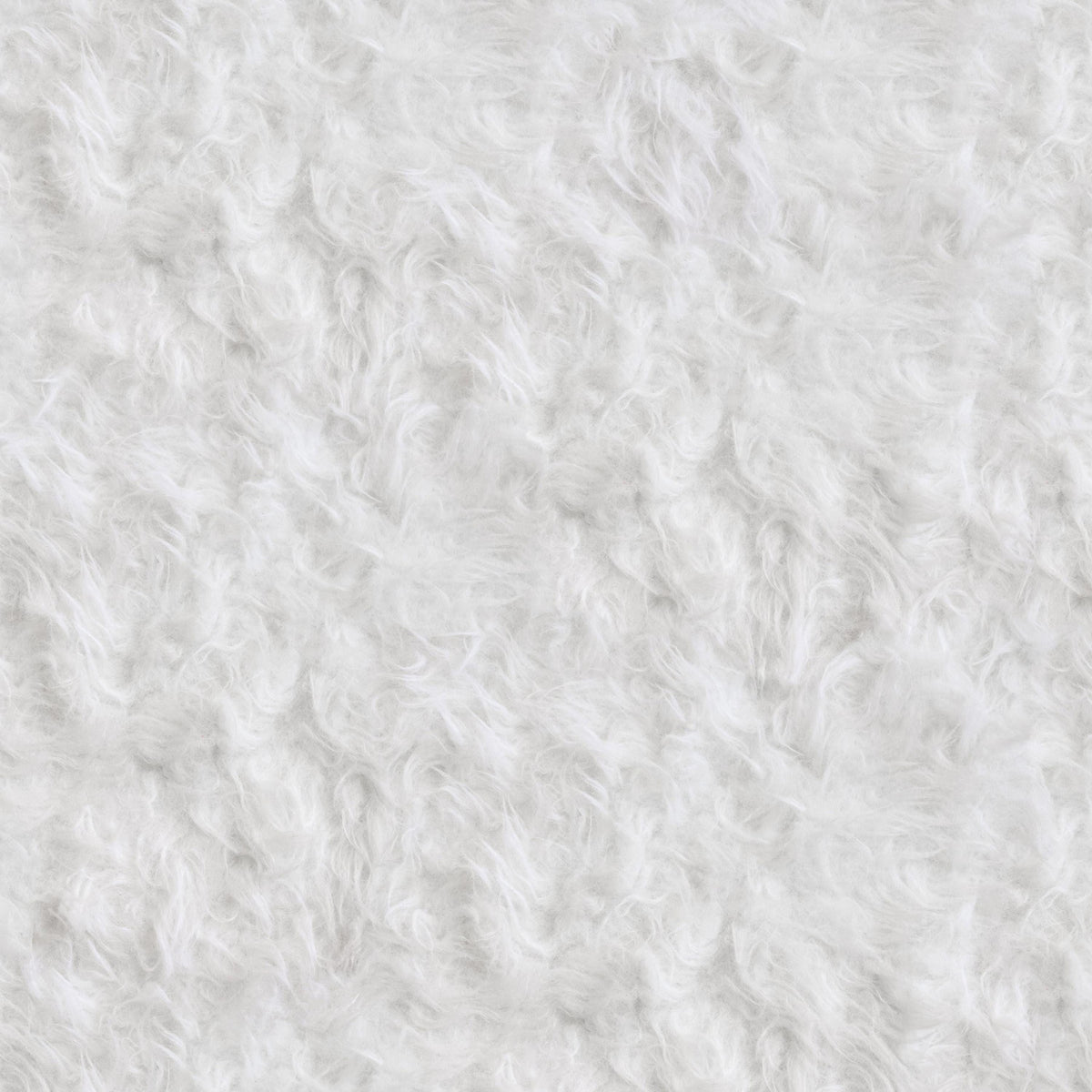 Faux Fur Texture White Boho Wallpaper, Fluffy Cloud Pattern Wall Decor, Neutral Nursery Decor, Modern Shaggy Aesthetic Mural