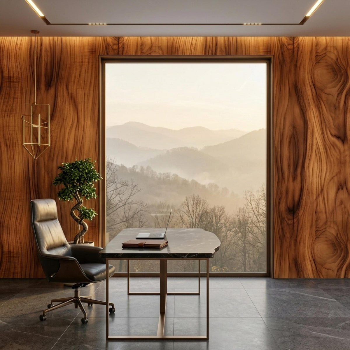 Rustic Wood Grain Texture Wallpaper, Cafe Interior Decor ,Modern Farmhouse Wall Mural, Large Natural Wood Accent Wall Covering