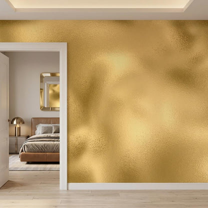 Metallic Gold Textured Wallpaper Peel and Stick Wall Mural, Modern Luxury Home Decor, Elegant Textured Accent Wall