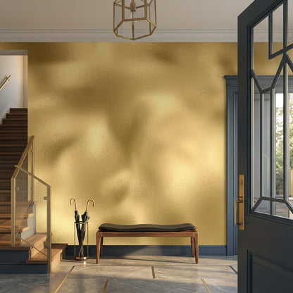 Metallic Gold Textured Wallpaper Peel and Stick Wall Mural, Modern Luxury Home Decor, Elegant Textured Accent Wall